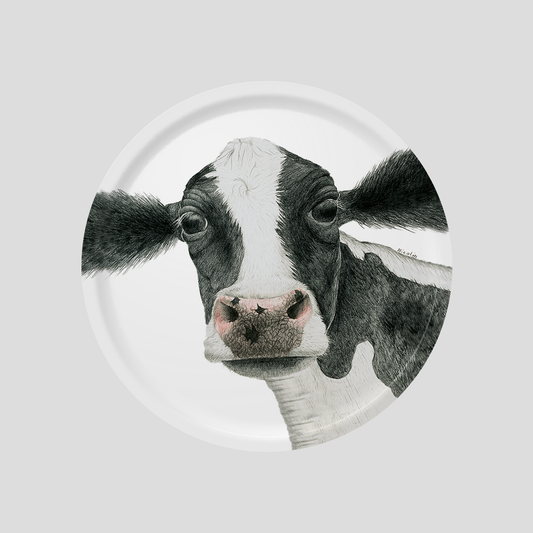 Round Tray - Rosa Cow