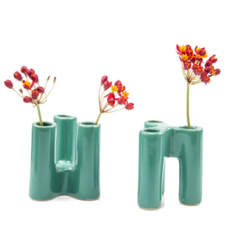 Puzzle Pooley Bud Vase - Sage