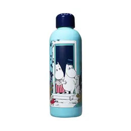 Water Bottle Metal (500ml) Embossed - Moomin (Doorstep)