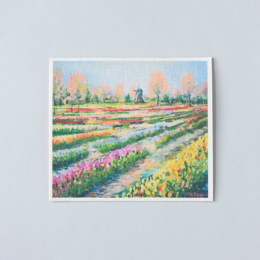 Swedish Dishcloth - Tulip Garden