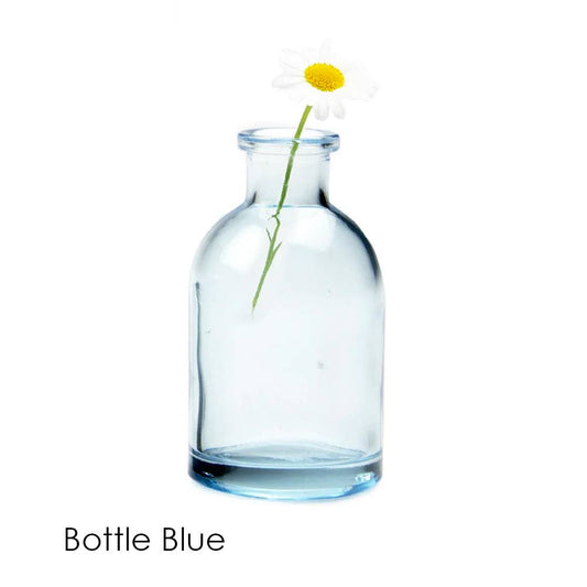 Tall Loft Glass Bud Vase - Blue