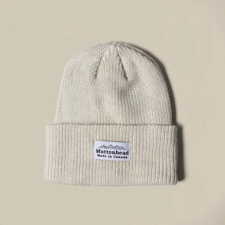 Cotton Knit Toque - Oatmeal Hat