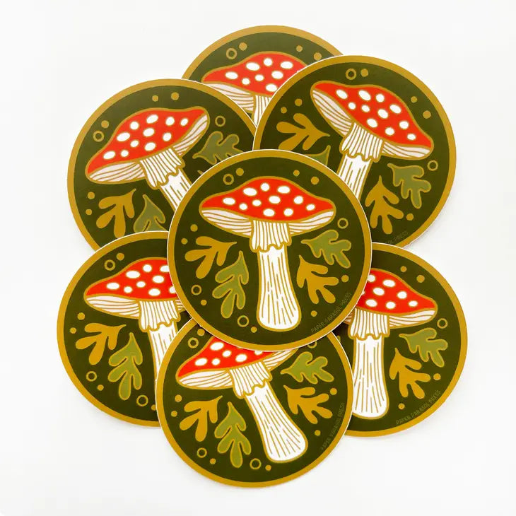 Agaric Mushroom Sticker