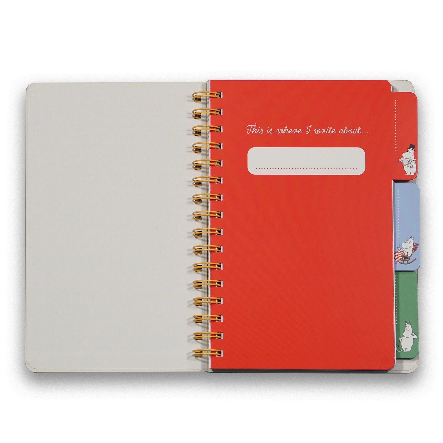 Moomin Spiral Notebook - In A Spin