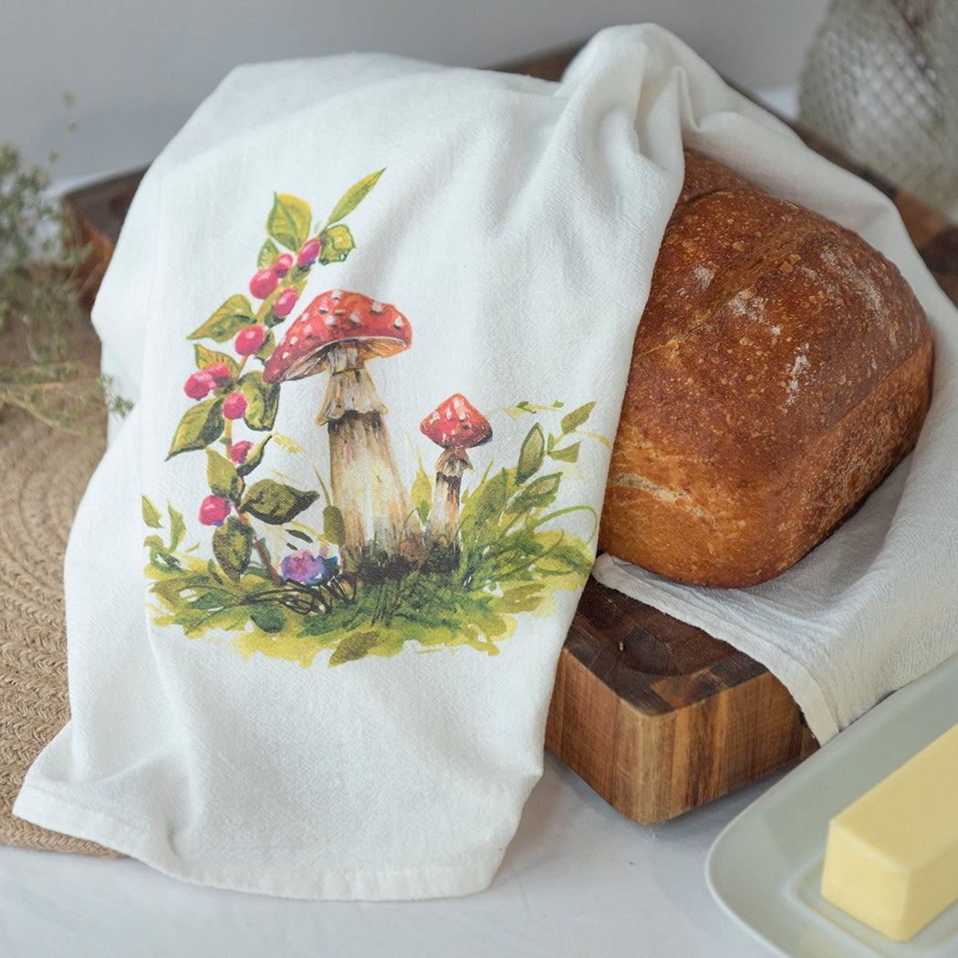 Mushroom Tea Towel