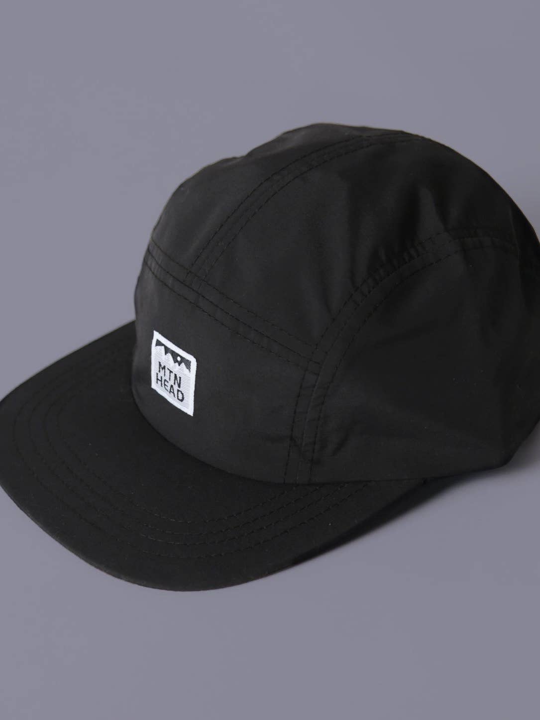 Muttonhead 5 Panel Hat - Black Nylon