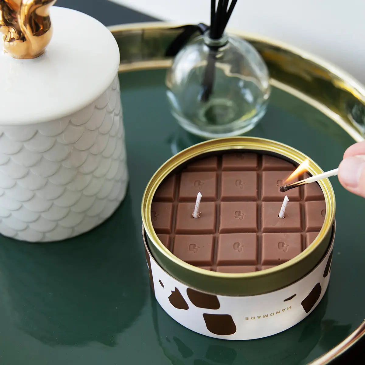 Candlecan Tin Candle - Chocolate Bar