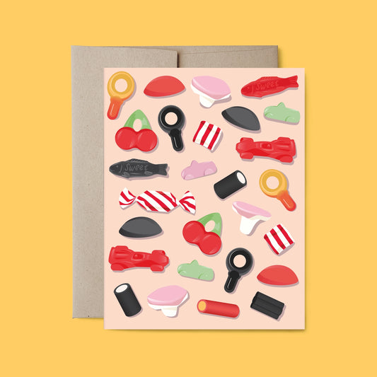 Greeting Cards - Swedish Candy