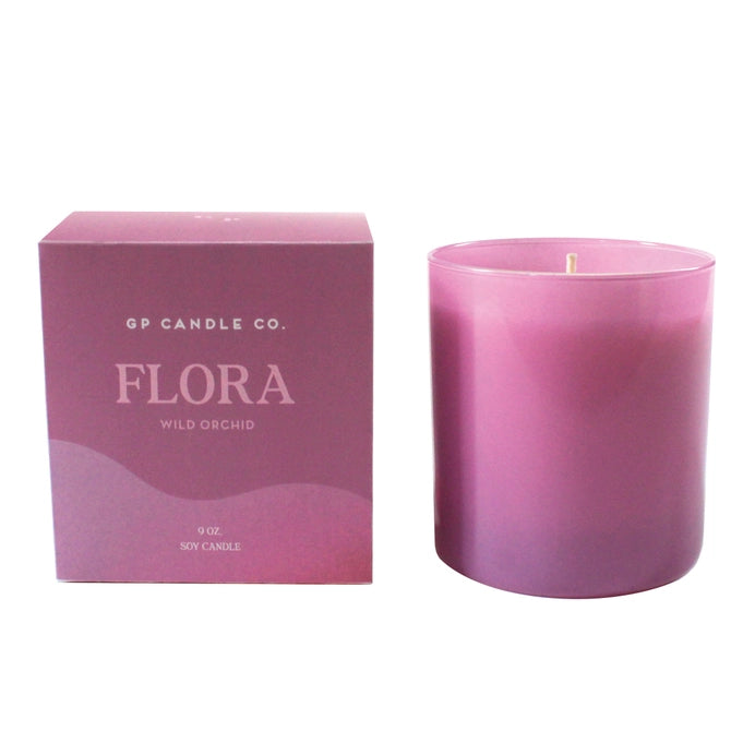 9oz Hue Candle - Flora (Wild Orchid)