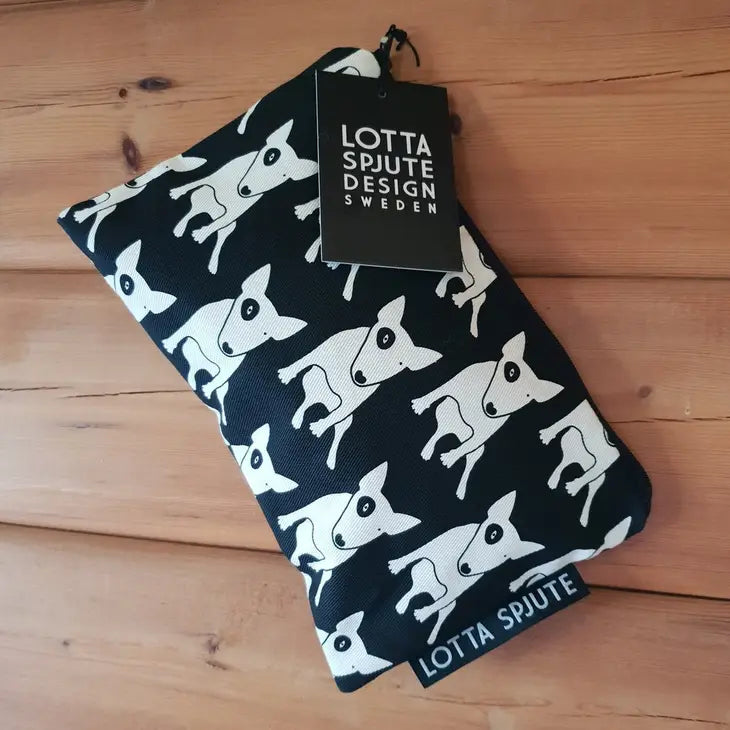 Momma-Loo the Bull Terrier Cosmetic Bag