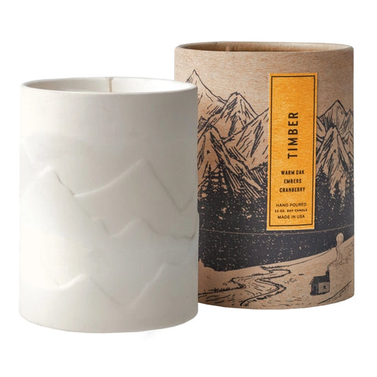 Balsam & Feather 12oz Mountain Candle - Timber