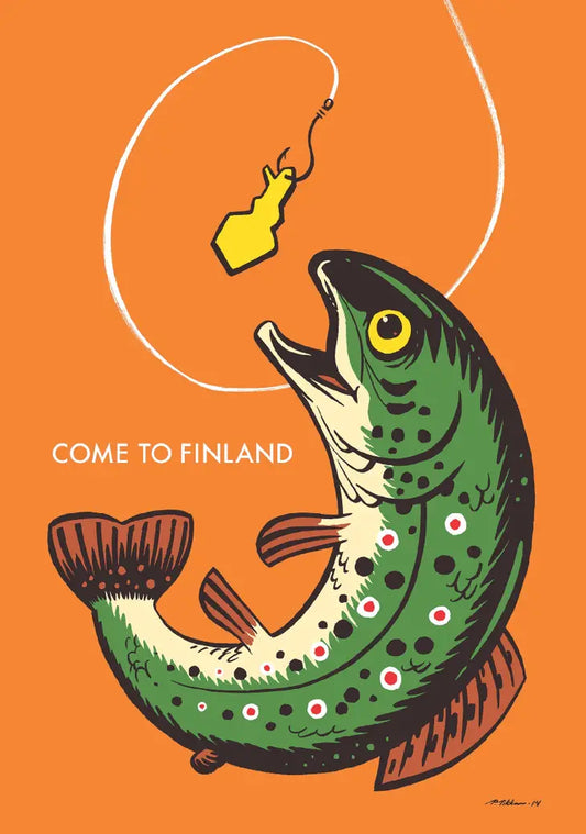 Postcard - Come to Finland by Petteri Tikkanen