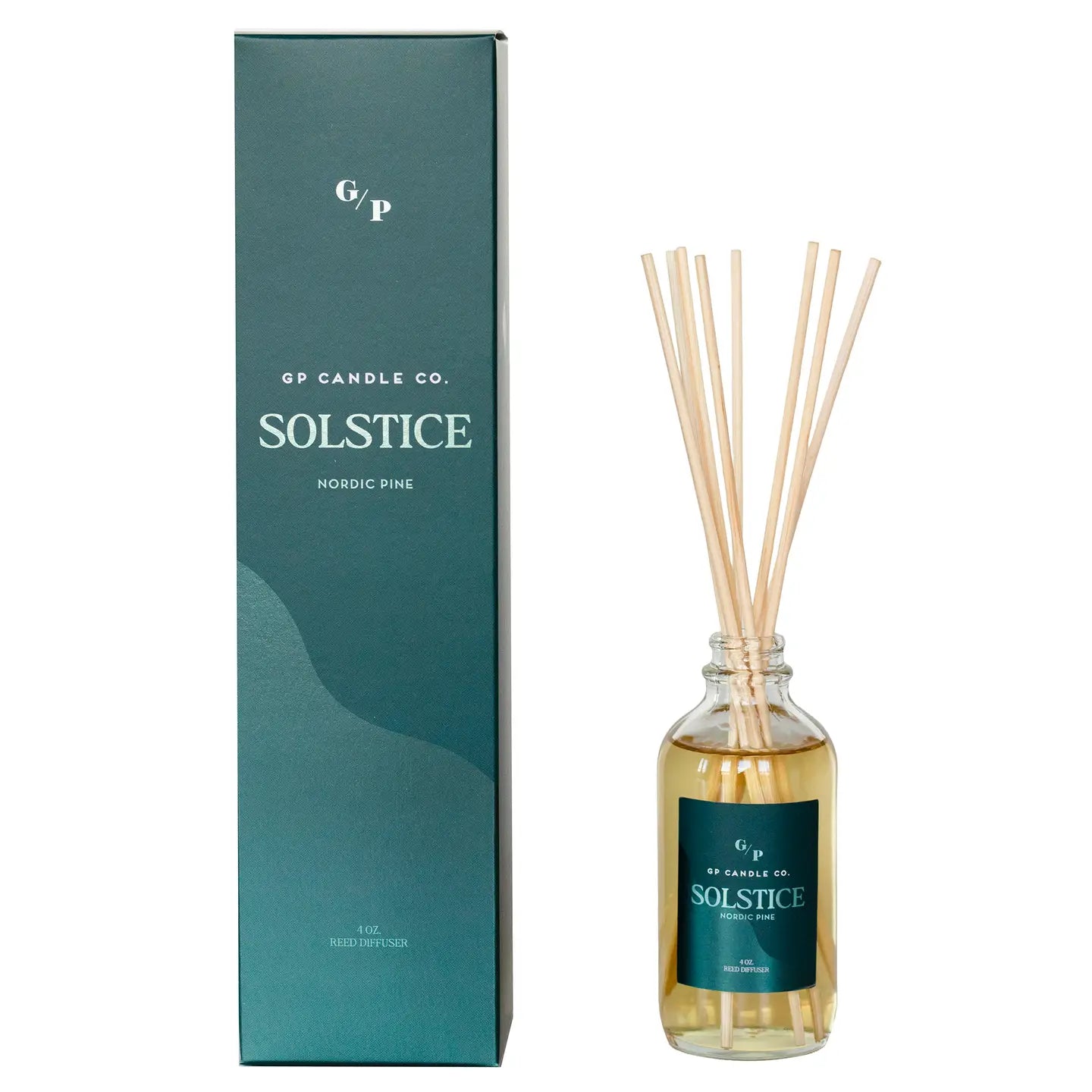 4oz Hue Reed Diffuser - Solstice (Nordic Pine)