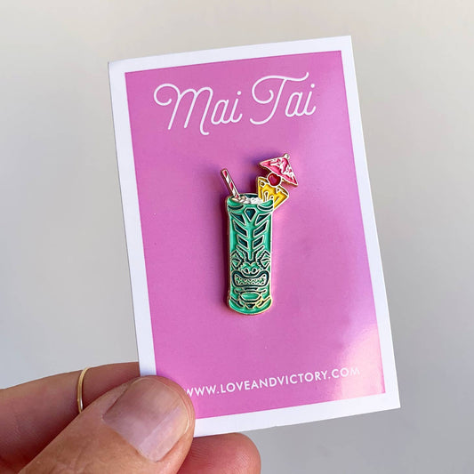 Mai Tai Cocktail Pin