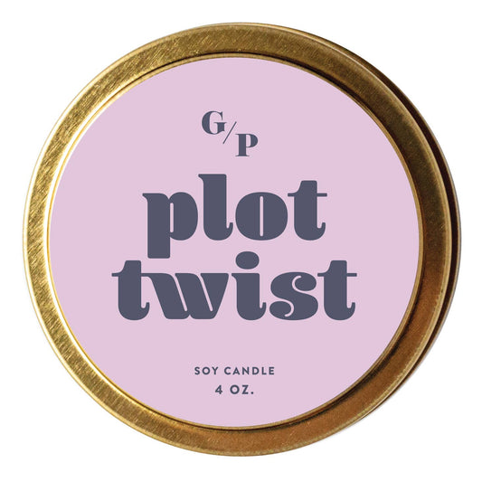 Just Because 4oz Candle Tin - Plot Twist