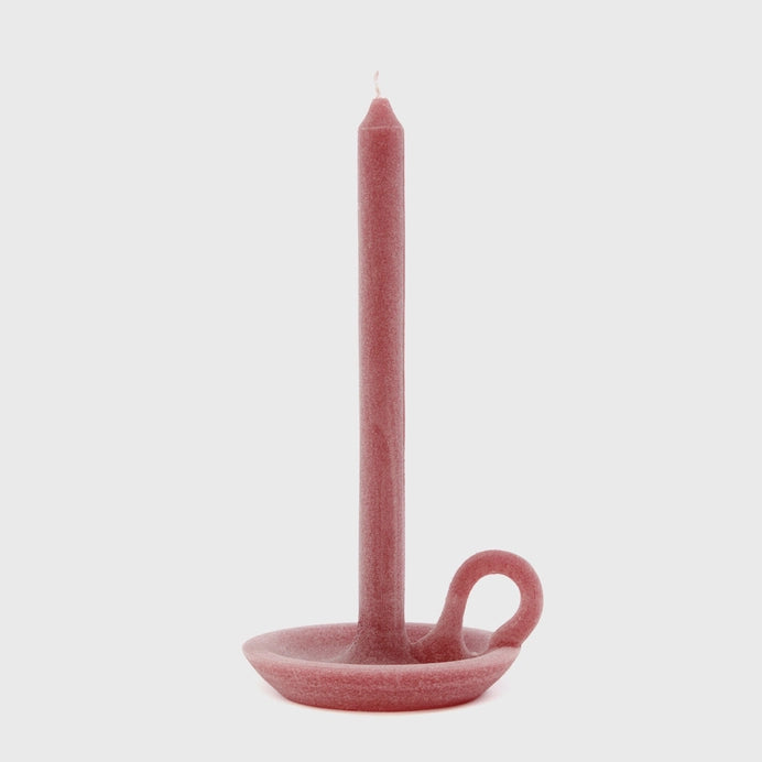 Tallow Taper Candle - Burgundy