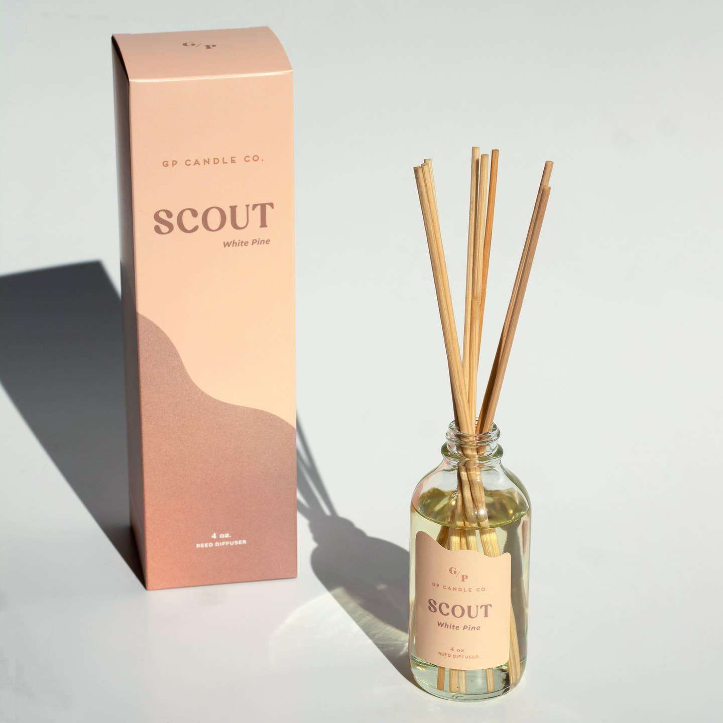 4oz Hue Reed Diffuser - Scout (White Pine)