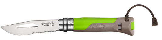 Opinel No.08 Outdoor with Whistle (Green)