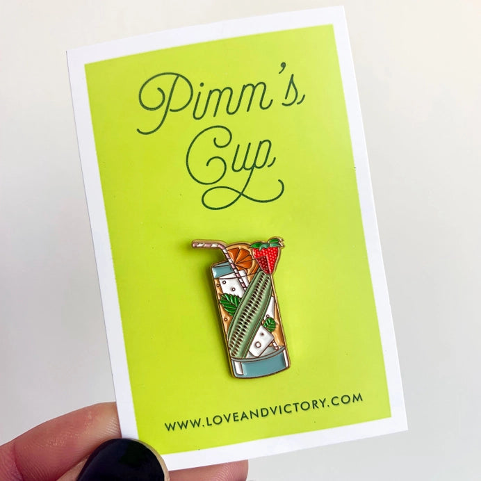 Pimm’s Cup Cocktail Pin