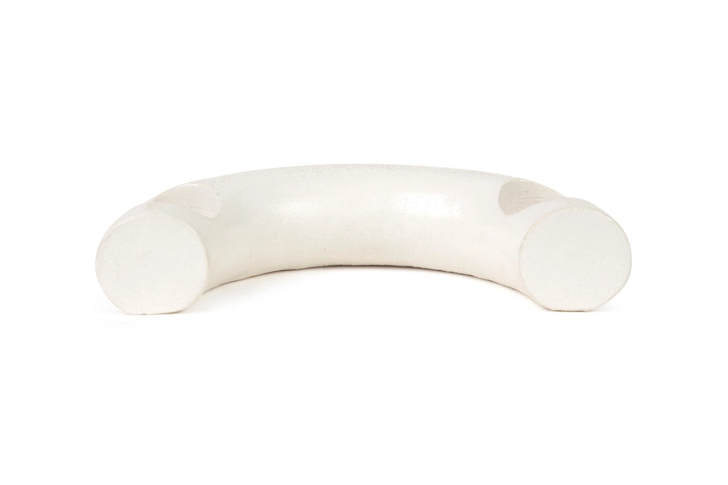 Nordic Style C Shaped Concrete Candle Holder- Ivory