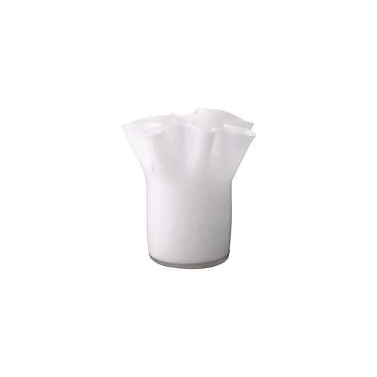 Aida Tulip Vase - White