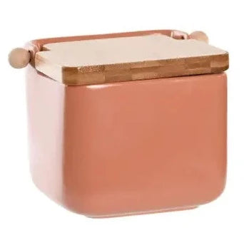 Dolomite Bamboo Salt Shaker - Terracotta