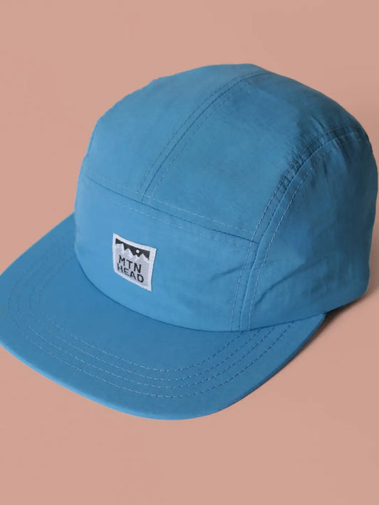 Muttonhead 5 Panel Hat - Sky Blue Nylon