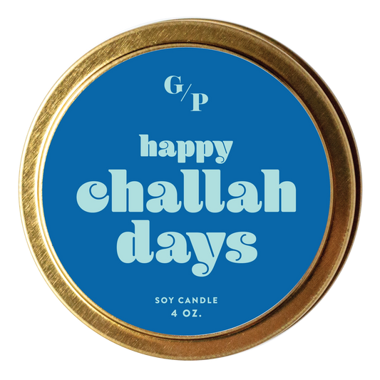 Just Because 4oz Candle Tin - Happy Challah Days