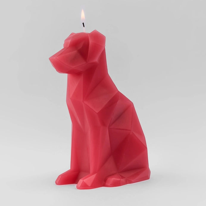 Pyropet Voffi Dog Skeleton Candle - Berry