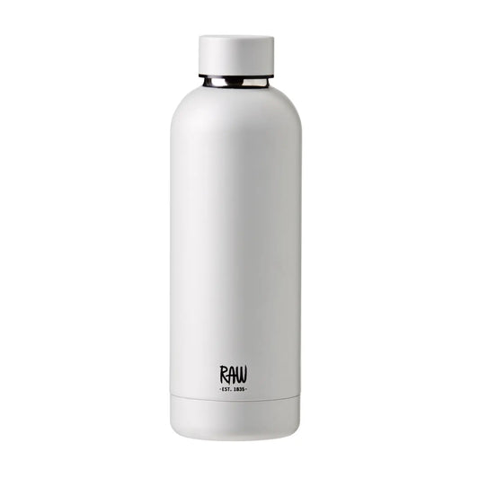 RAW To Go Thermo Bottle - Metallic Silver in Steel