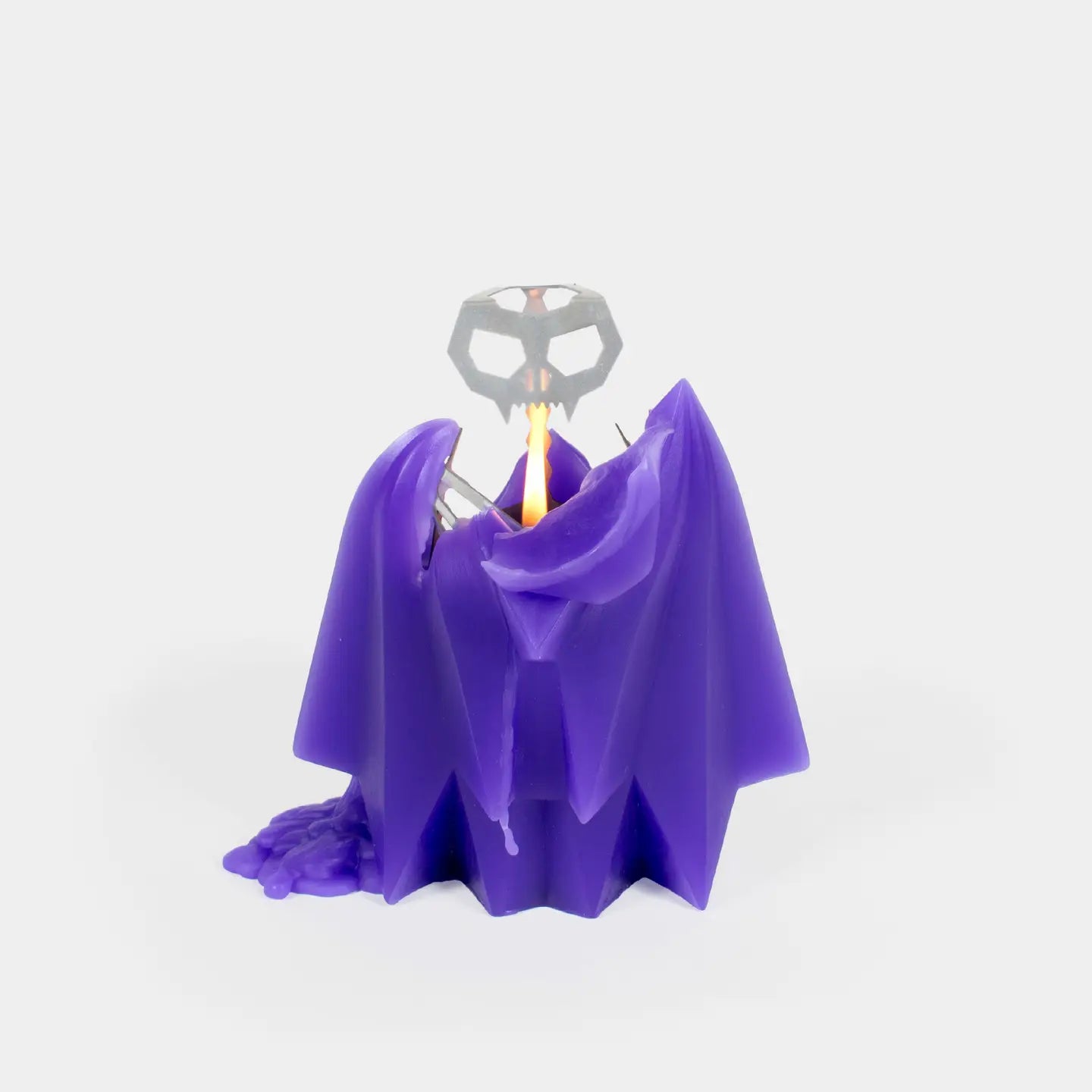 Pyropet Blaka Bat Skeleton Candle - Purple