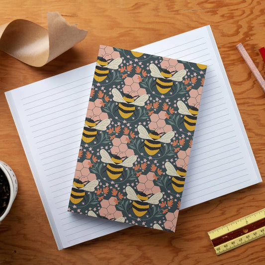 Honeycomb Bee Classic Layflat Notebook