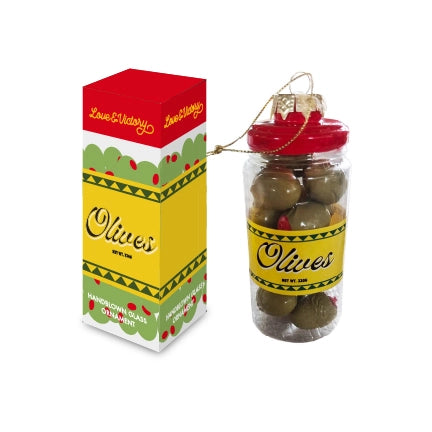 Cocktail Christmas Ornament - Jar of Olives