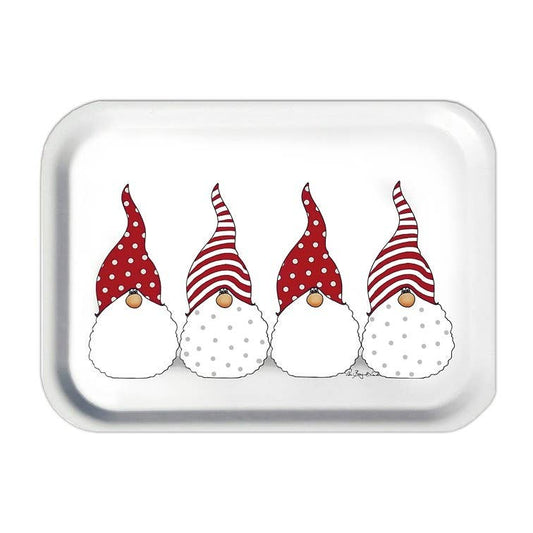 Serving Tray - Dots & Stripes Gnomes