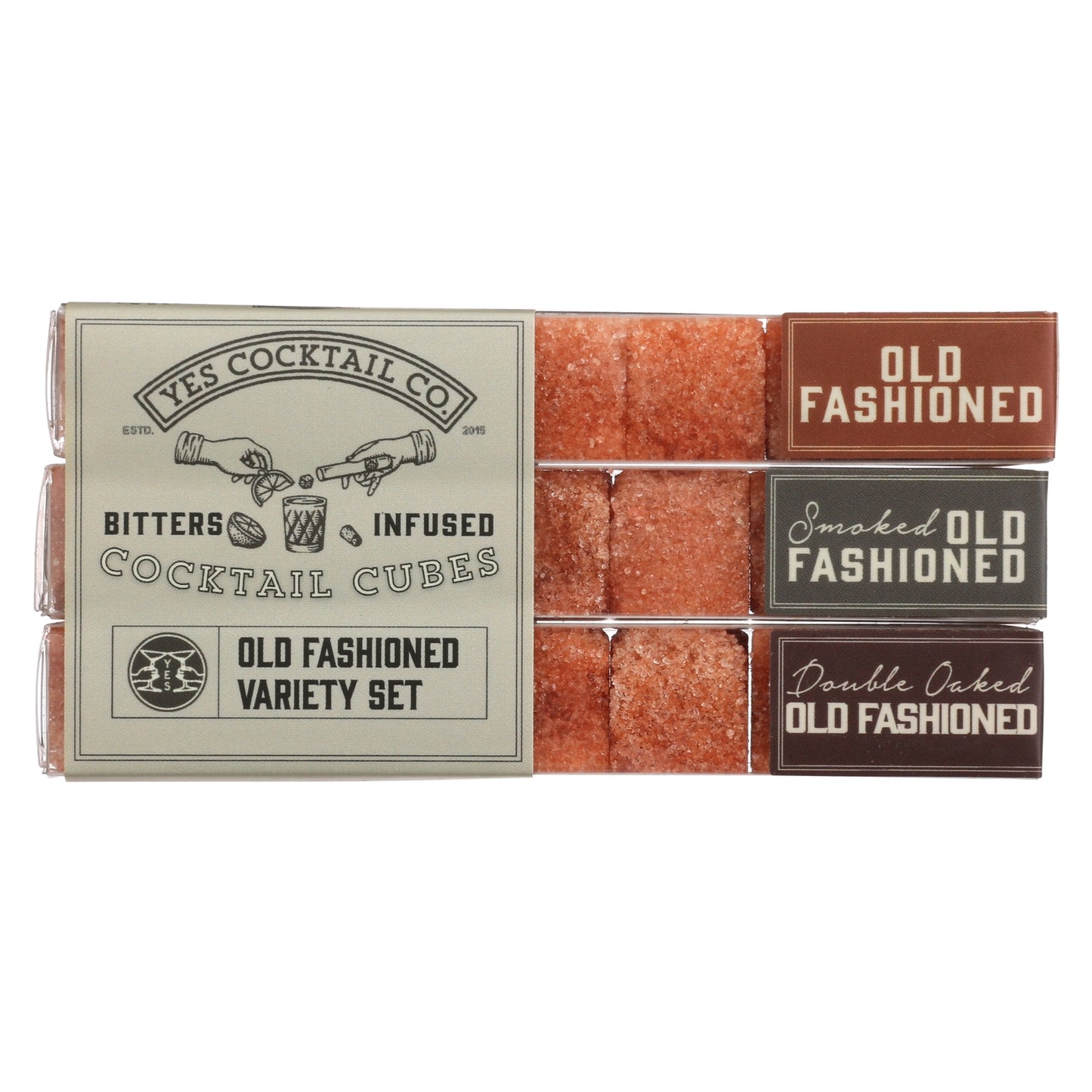 Old Fashioned Bitters Infused Cubes Variety Gift Set - Around the World