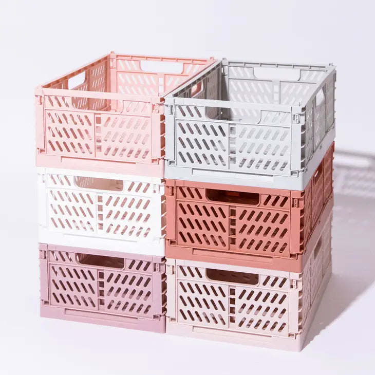 Humber Medium Storage Crate - Dusty Pink