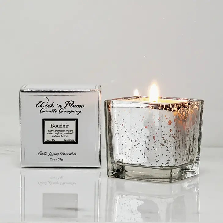 Wick'n Flame 2oz Mercury Mini Cube - Boudoir