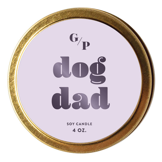 Just Because 4oz Candle Tin - Dog Dad