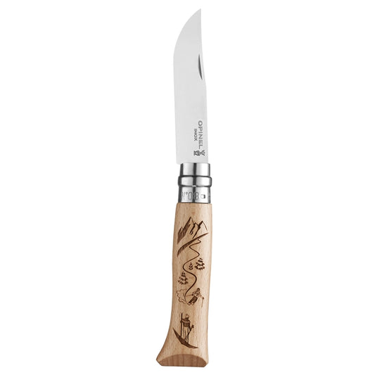 Opinel No.08 Alpine Adventures Folding Knife - Ski