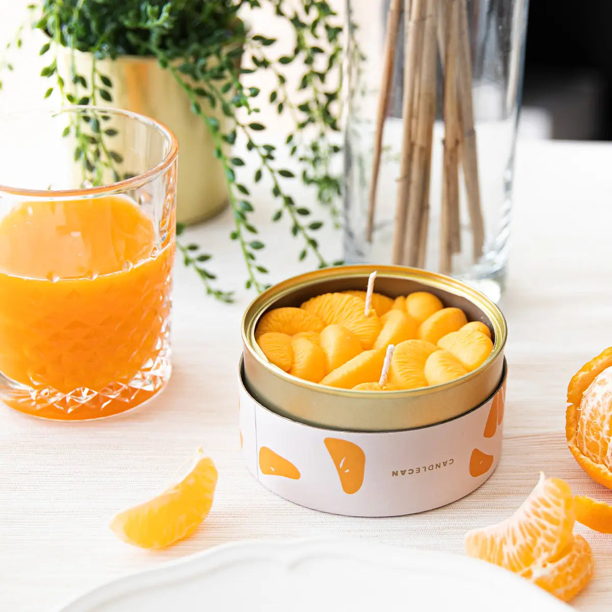 Candlecan Tin Candle - Peeled Tangerines