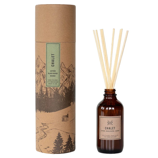 4oz Balsam + Feather Reed Diffuser - Chalet