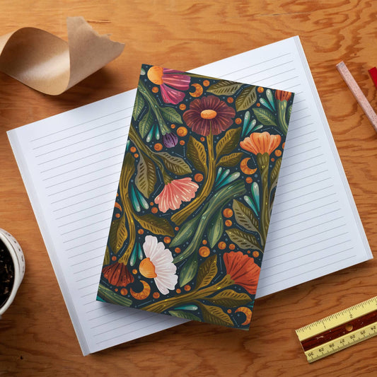 Nightsky Floral Classic Layflat Notebook