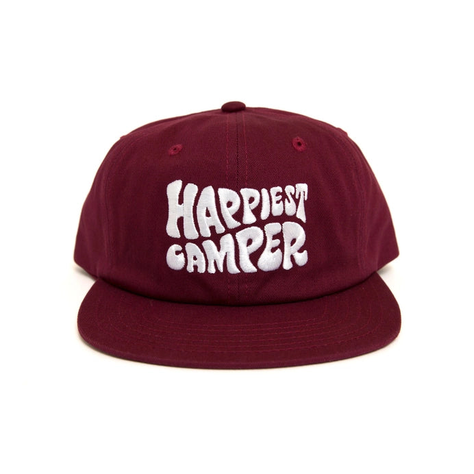 Happiest Camper Hat (Maroon)