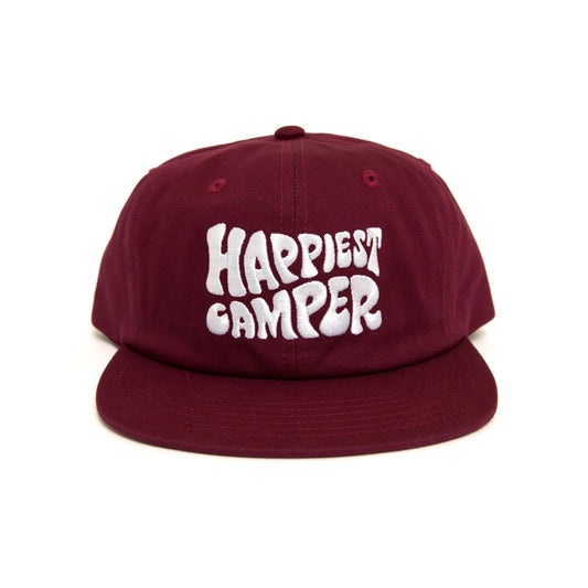 Happiest Camper Hat (Maroon)