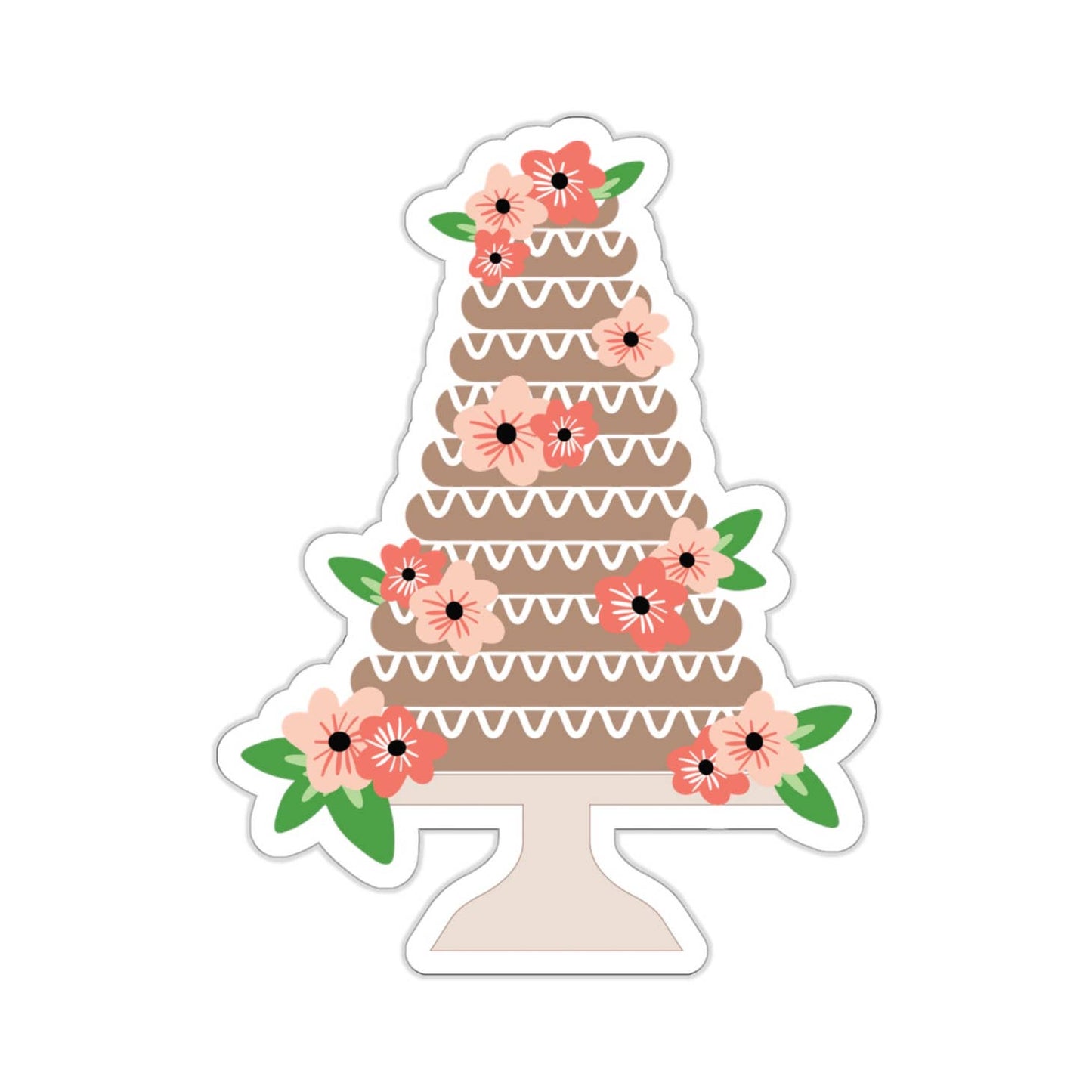 Norwegian Wedding Kransekake Sticker