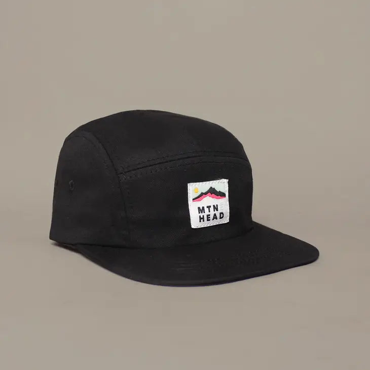 Muttonhead 5 Panel Hat - MTN Label - Black