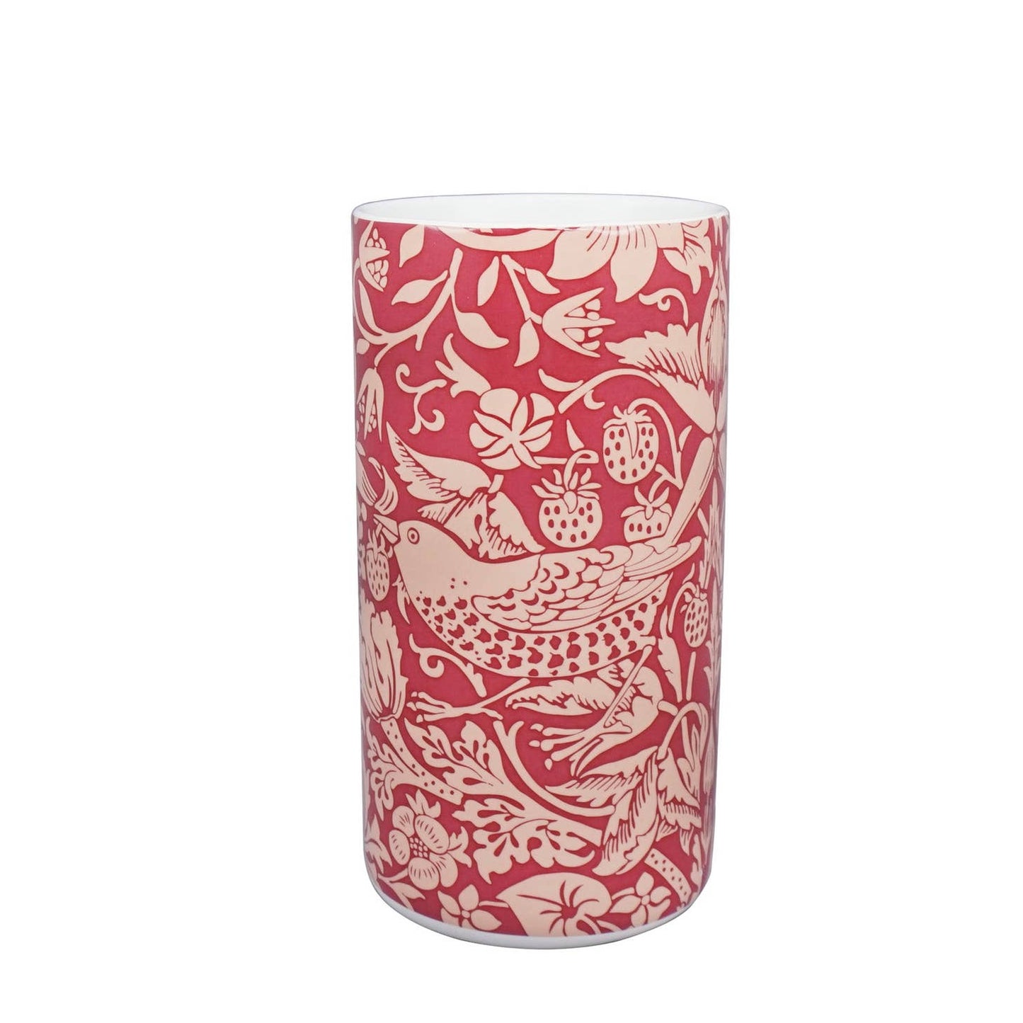 William Morris Ceramic Vase - Raspberry