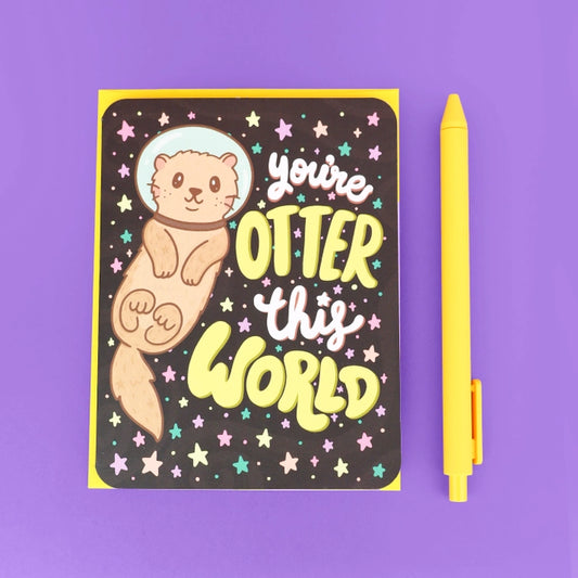 Greeting Cards - Otter This World