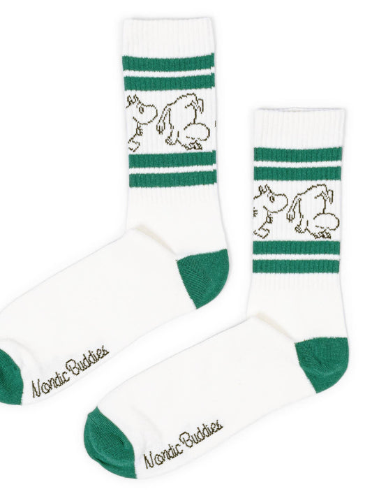 Moomintroll Retro Socks - Green