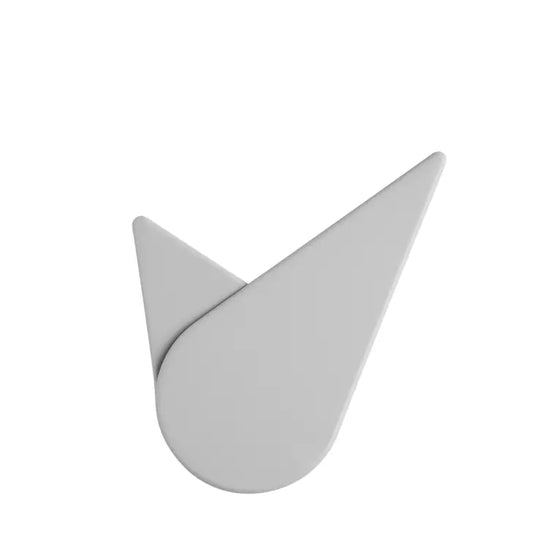 Birdie Wall Clock - Light Grey